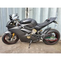 Carbonvani - Ducati Panigale V4 / S / Speciale "STEALTH" Design Carbon Fiber Full Fairing Kit - ROAD VERSION (8 pieces) Carbonvani - Ducati Panigale V4 / S / Speciale "STEALTH" Design Carbon Fiber Full Fairing Kit - ROAD VERSION (8 pieces)